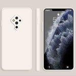 Custodia protettiva a copertura totale antigoccia in silicone liquido imitazione tinta unita, For vivo S5, For vivo S6