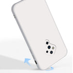 Custodia protettiva a copertura totale antigoccia in silicone liquido imitazione tinta unita, For vivo S5, For vivo S6