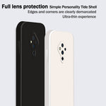 Custodia protettiva a copertura totale antigoccia in silicone liquido imitazione tinta unita, For vivo S5, For vivo S6
