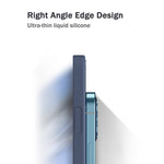 Custodia protettiva a copertura totale antigoccia in silicone liquido imitazione tinta unita, For vivo S5, For vivo S6
