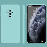 Custodia protettiva a copertura totale antigoccia in silicone liquido imitazione tinta unita, For vivo S5, For vivo S6