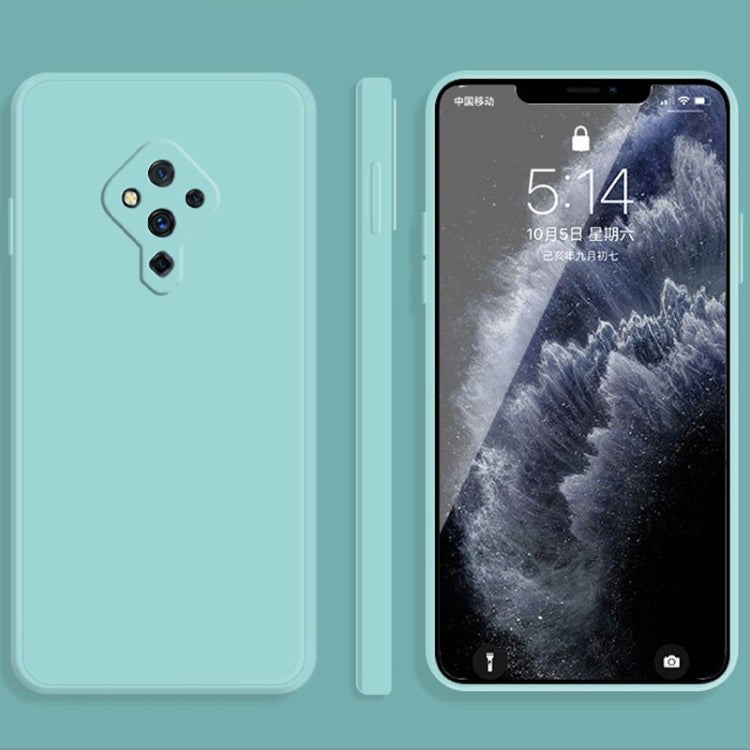 Custodia protettiva a copertura totale antigoccia in silicone liquido imitazione tinta unita, For vivo S5, For vivo S6