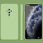 Custodia protettiva a copertura totale antigoccia in silicone liquido imitazione tinta unita, For vivo S5, For vivo S6