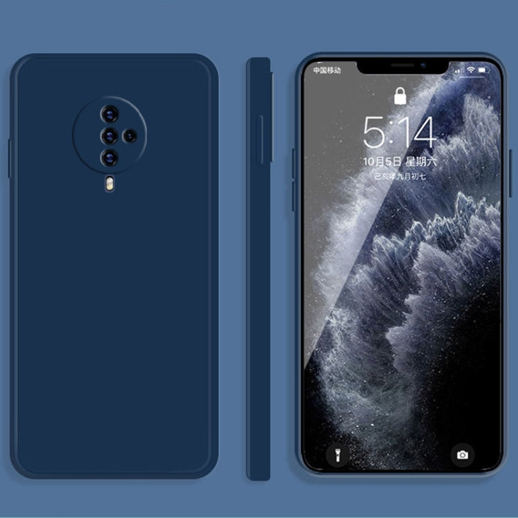 Custodia protettiva a copertura totale antigoccia in silicone liquido imitazione tinta unita, For vivo S5, For vivo S6