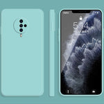 Custodia protettiva a copertura totale antigoccia in silicone liquido imitazione tinta unita, For vivo S5, For vivo S6