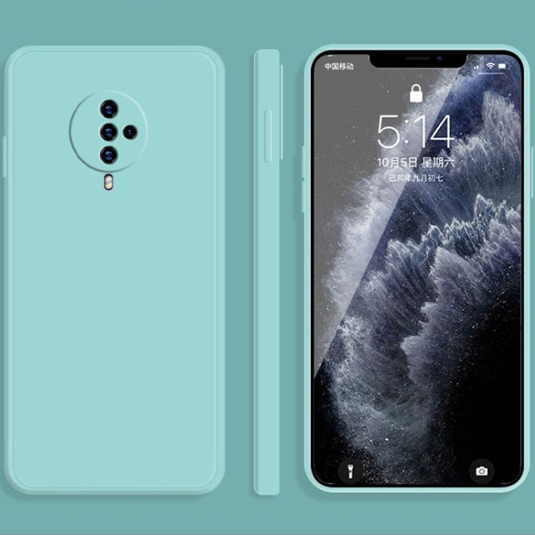 Custodia protettiva a copertura totale antigoccia in silicone liquido imitazione tinta unita, For vivo S5, For vivo S6