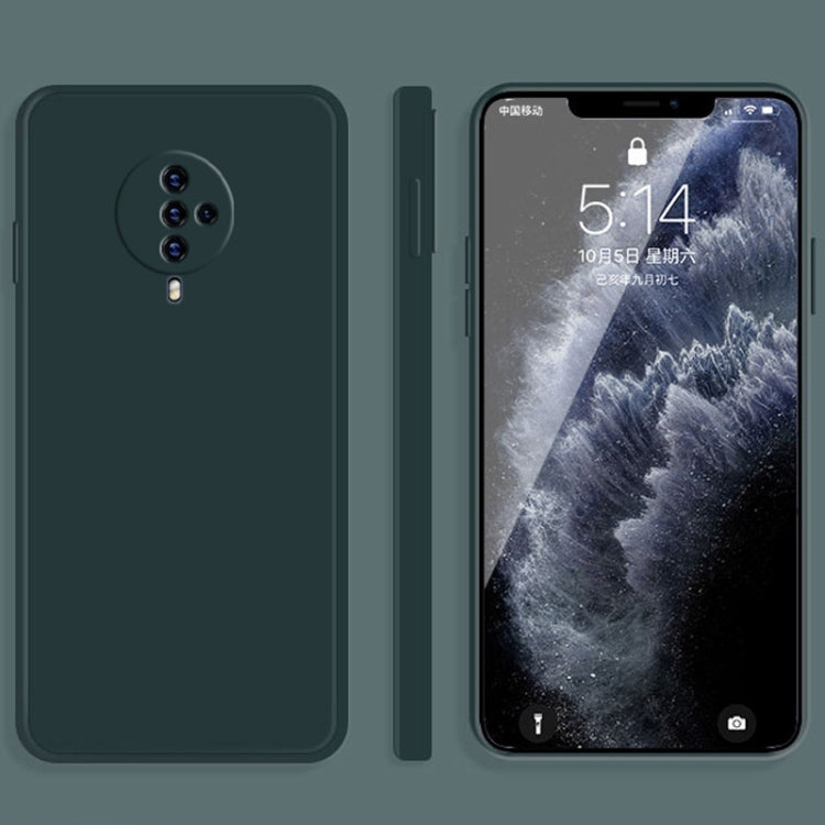 Custodia protettiva a copertura totale antigoccia in silicone liquido imitazione tinta unita, For vivo S5, For vivo S6