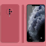 Custodia protettiva a copertura totale antigoccia in silicone liquido imitazione tinta unita, For vivo S5, For vivo S6