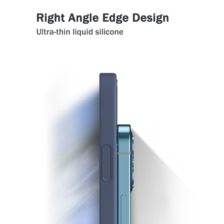 Custodia protettiva a copertura totale antigoccia in silicone liquido imitazione tinta unita, For vivo S7, For vivo X23