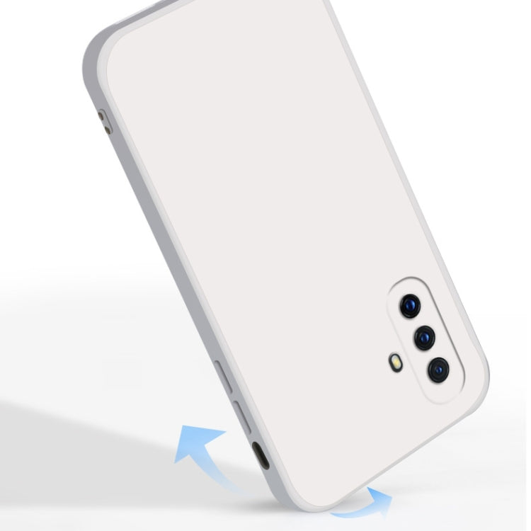 Custodia protettiva a copertura totale antigoccia in silicone liquido imitazione tinta unita, For vivo X30, For vivo X30 Pro