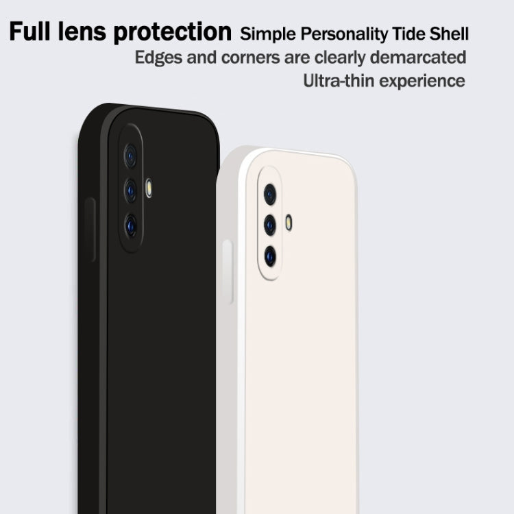Custodia protettiva a copertura totale antigoccia in silicone liquido imitazione tinta unita, For vivo X30, For vivo X30 Pro