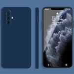 Custodia protettiva a copertura totale antigoccia in silicone liquido imitazione tinta unita, For vivo X30, For vivo X30 Pro