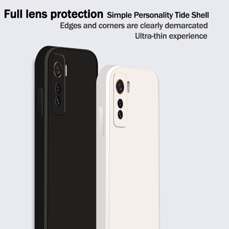 Custodia protettiva a copertura totale antigoccia in silicone liquido imitazione tinta unita, For vivo IQOO 5, For vivo S9