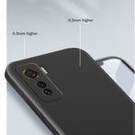 Custodia protettiva a copertura totale antigoccia in silicone liquido imitazione tinta unita, For vivo IQOO 5, For vivo S9