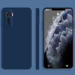 Custodia protettiva a copertura totale antigoccia in silicone liquido imitazione tinta unita, For vivo IQOO 5, For vivo S9