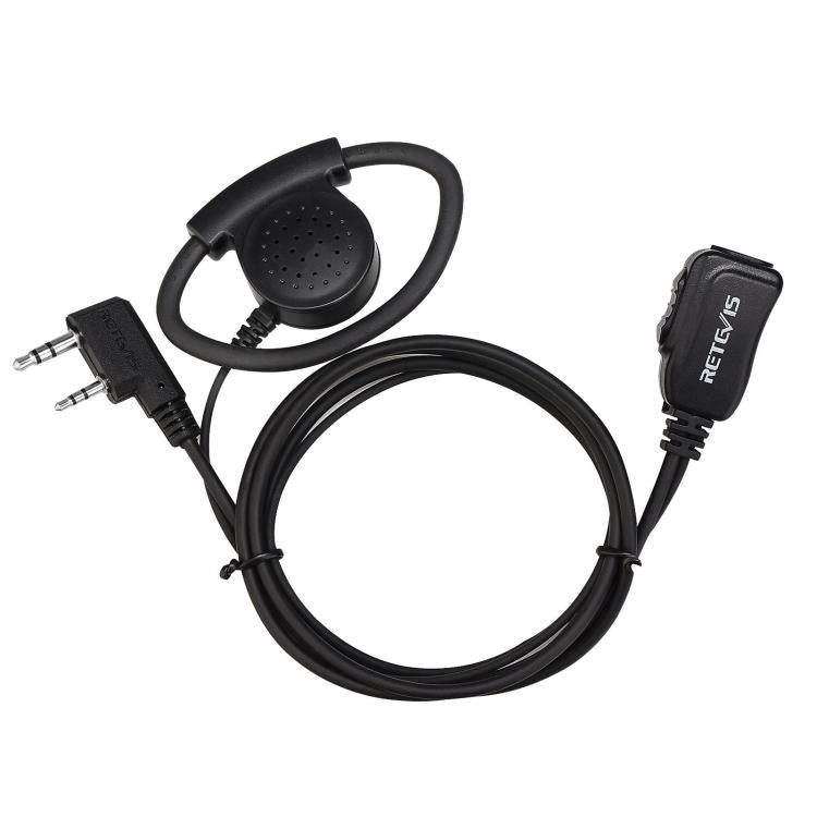Microfono auricolare Retevis K-316 con gancio morbido