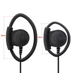 Microfono auricolare Retevis K-316 con gancio morbido