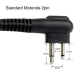 Microfono altoparlante PTT portatile 2 pin per Motorola e HYT