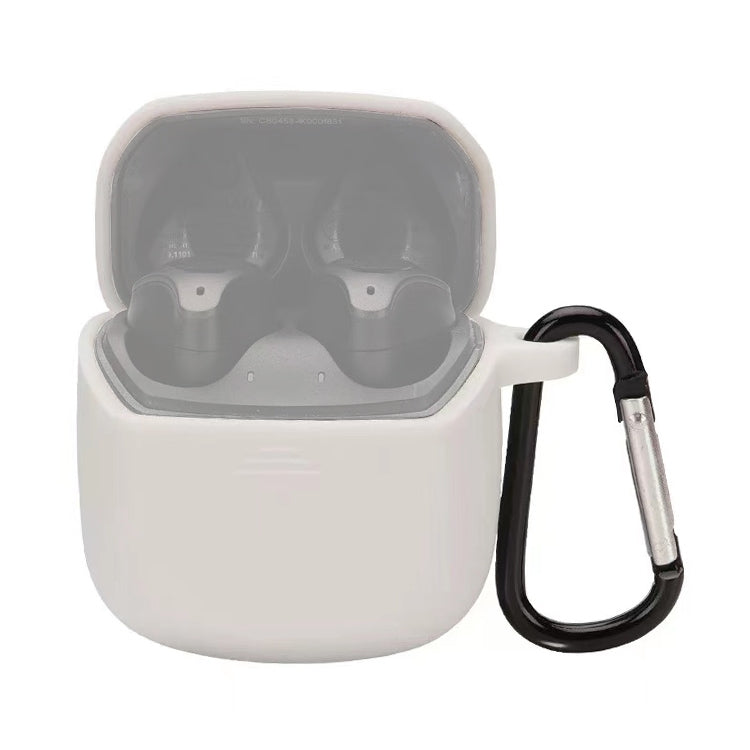 Custodia protettiva per auricolari in silicone per JBL Club Pro + TWS, con gancio