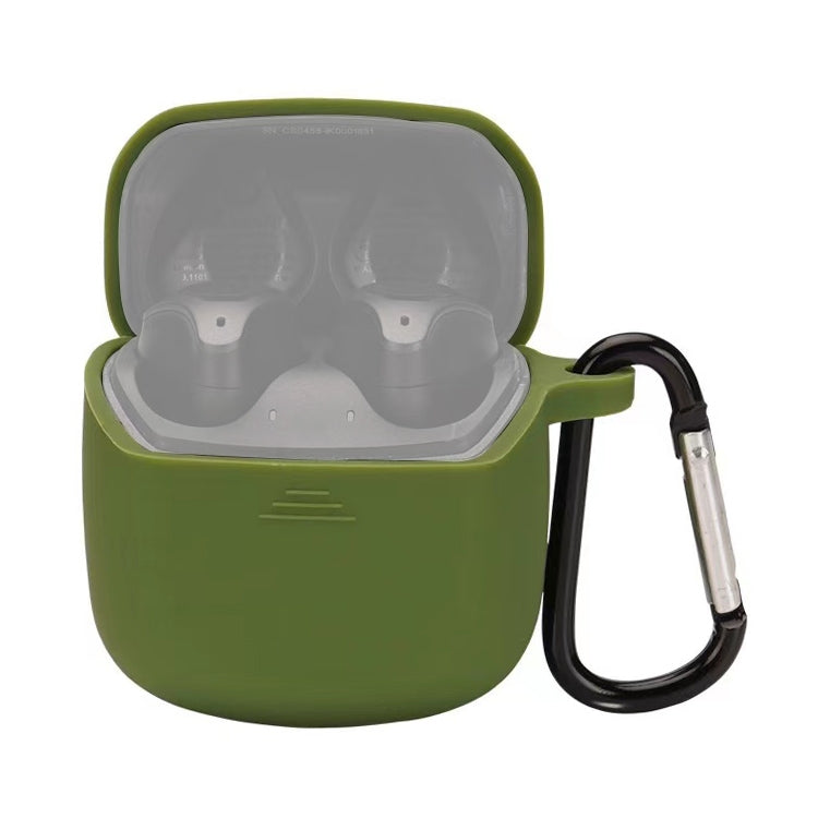 Custodia protettiva per auricolari in silicone per JBL Club Pro + TWS, con gancio
