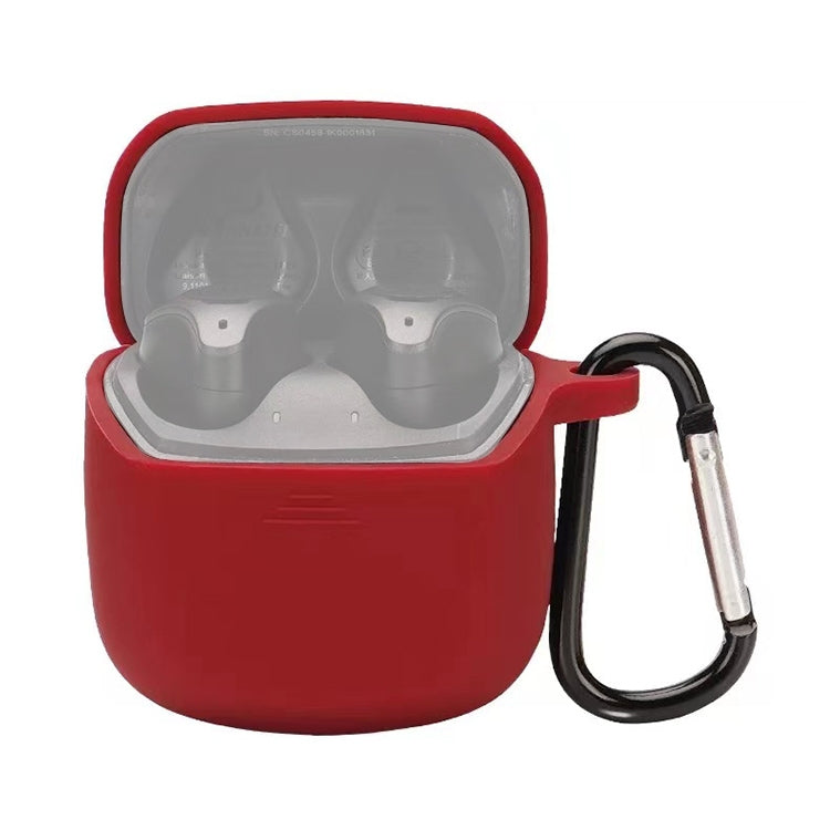 Custodia protettiva per auricolari in silicone per JBL Club Pro + TWS, con gancio