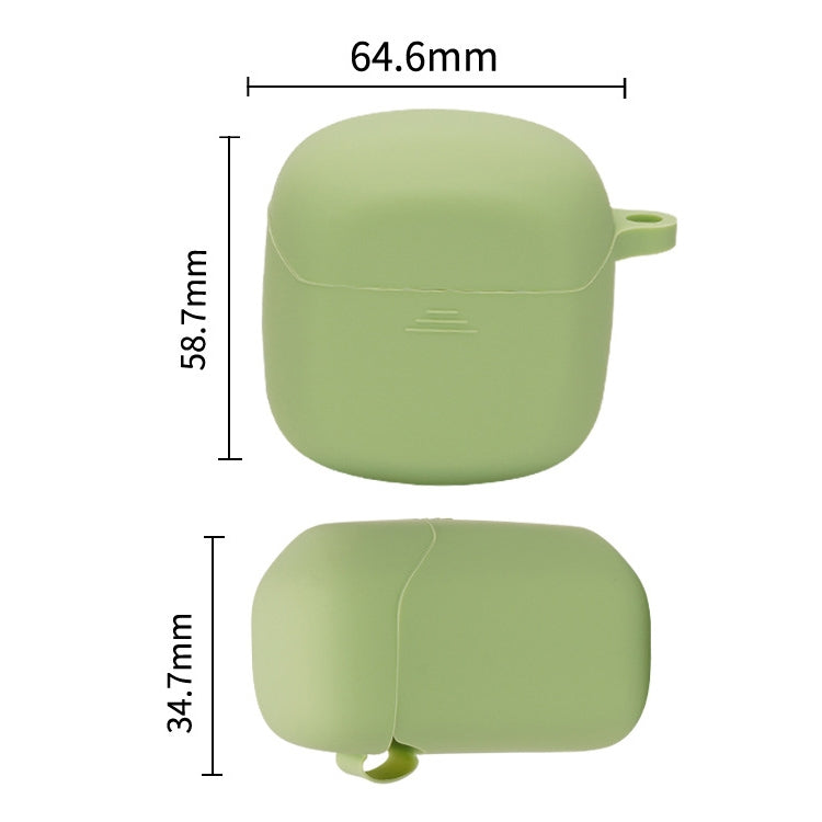 Custodia protettiva per auricolari in silicone per JBL Club Pro + TWS, con gancio