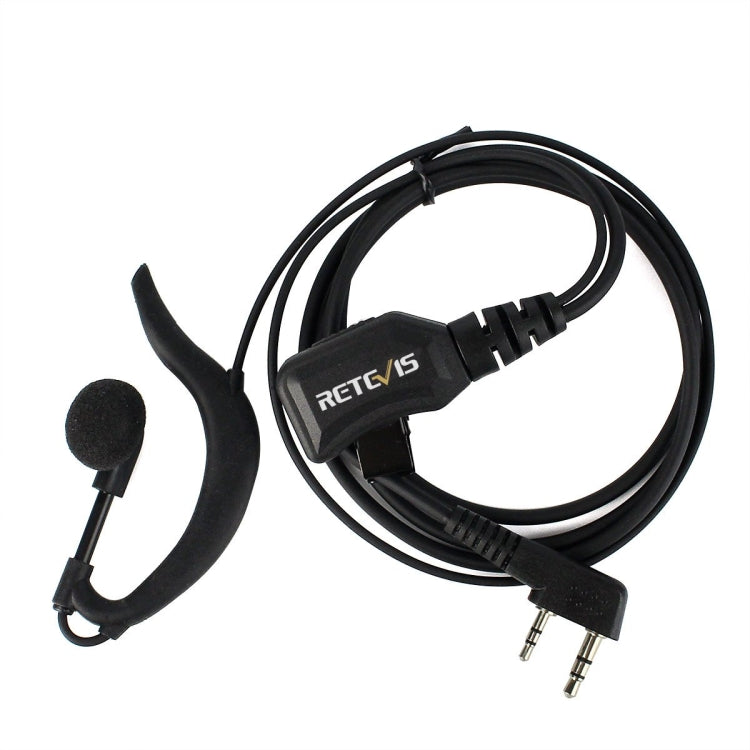 RETEVIS R-111 Headset Microphone with Adjustable Volume PTT Type G for H-777/RT-5R/RT1/RT2/RT5, R-111 K Head