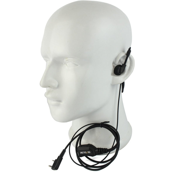 RETEVIS R-111 Headset Microphone with Adjustable Volume PTT Type G for H-777/RT-5R/RT1/RT2/RT5, R-111 K Head