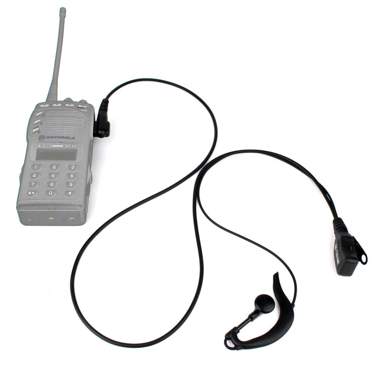 RETEVIS R-111 M Head 2 Pin PTT Earpiece Microphone with Adjustable Volume for Motorola GP68/GP88/GP300/GP2000, R-111 M Head