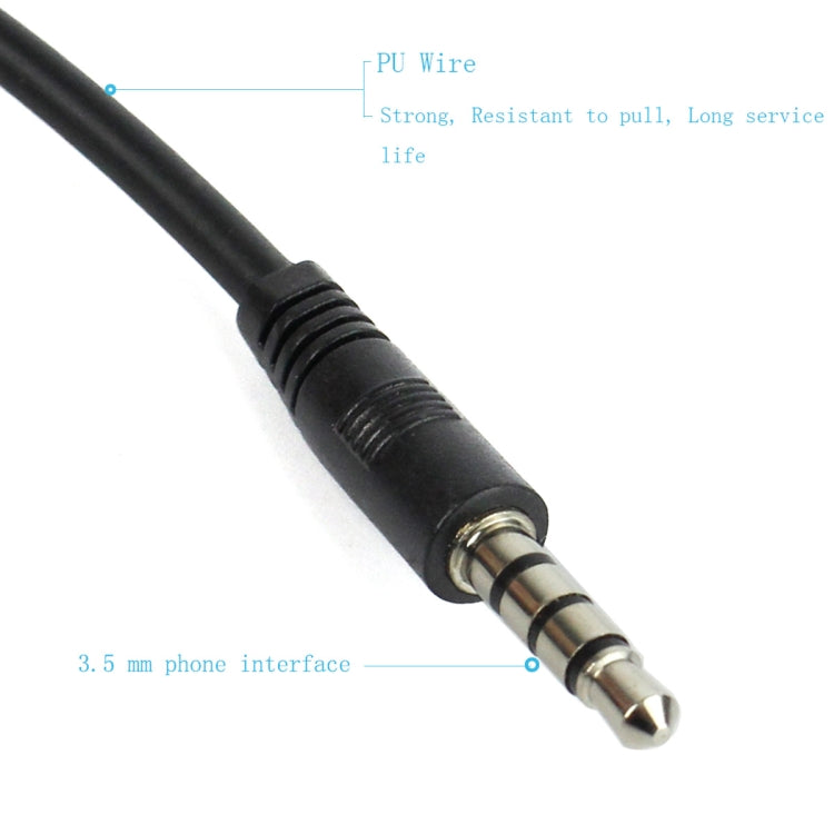 RETEVIS R-151 Hidden Air Tube Throat Microphone 1 Pin 3.5mm PTT, R-151