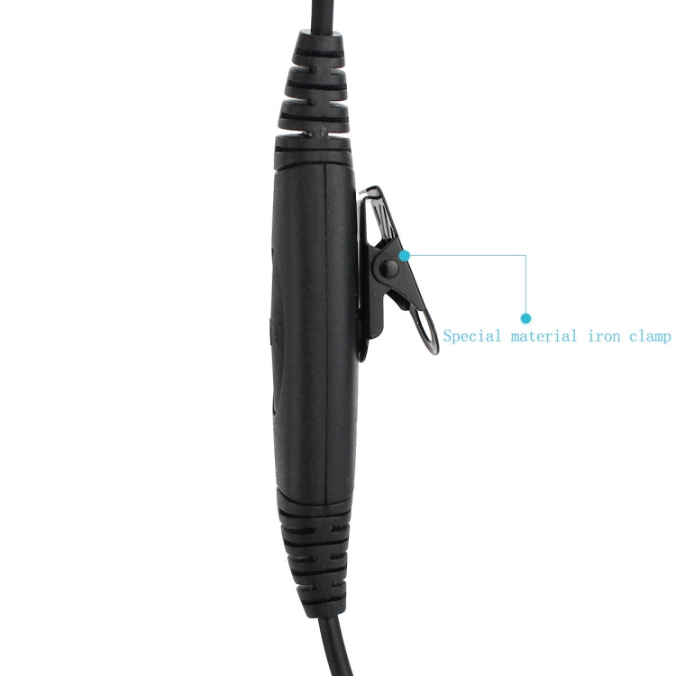 RETEVIS R-151 Microfono auricolare con tubo d'aria nascosto per gola PTT a 1 pin da 3,5 mm, R-151