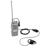 Microfono auricolare Retevis R-122 con gancio a D per radio Motor