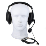 Microfono auricolare Retevis R-114 con cuffia VOX 2 pin