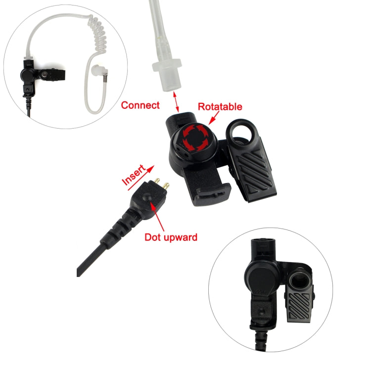 RETEVIS C9049A Surveillance Air Tube Headset Only with 3.5mm Audio Jack, C9049A