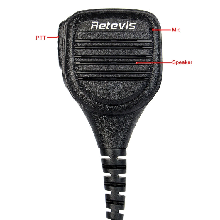 RETEVIS C9050A 2 Pin Remote Speaker Microphone for RT1/RT3/RT8/RT81, C9050A