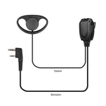 Microfono auricolare Retevis RE-3224 K 2 pin tipo D