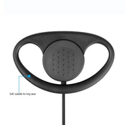 RETEVIS RE-3224 K 2 Pin D-Type Ear Hook Earphone Microphone for H777/RT21/RT22/RT24/RT1/ RT3/RT81, RE-3224