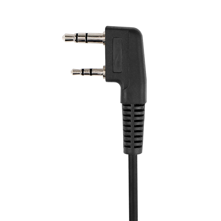 RETEVIS RE-3224 K Microfono auricolare con gancio auricolare tipo D a 2 pin per H777/RT21/RT22/RT24/RT1/ RT3/RT81, RE-3224