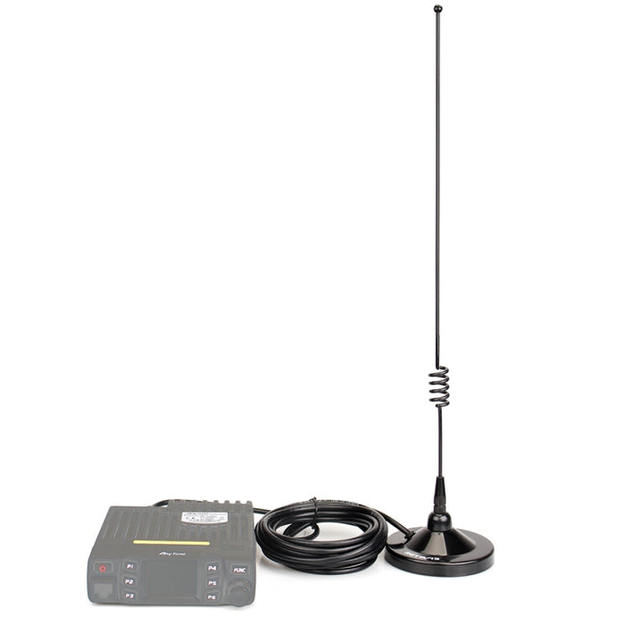 RETEVIS MR100 136-174+400-480MHz SL16/PL259 Set antenna mobile con supporto magnetico, MR100