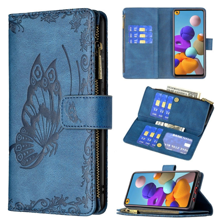 Custodia portafoglio in pelle con cerniera per Samsung Galaxy A02