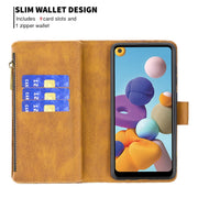 Custodia in pelle con cerniera orizzontale in rilievo con motivo a farfalla volante con supporto, fessure per carte e portafoglio, For Samsung Galaxy A21, For Samsung Galaxy A31, For Samsung Galaxy A32 5G, For Samsung Galaxy A41, For Samsung Galaxy A42
