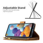 Custodia in pelle con cerniera orizzontale in rilievo con motivo a farfalla volante con supporto, fessure per carte e portafoglio, For Samsung Galaxy A21, For Samsung Galaxy A31, For Samsung Galaxy A32 5G, For Samsung Galaxy A41, For Samsung Galaxy A42