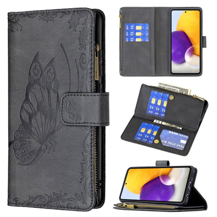 Custodia portafoglio in pelle con cerniera per Samsung Galaxy A51