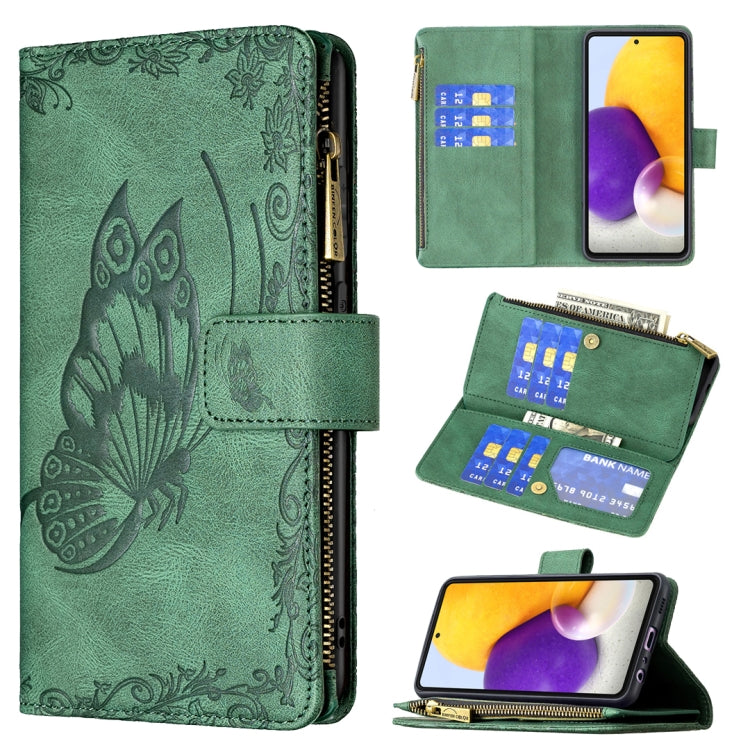 Custodia portafoglio in pelle con cerniera per Samsung Galaxy A51