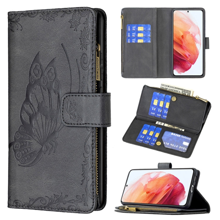 Custodia pelle con cerniera e supporto per Samsung Galaxy S20 Plus, S20 Ultra