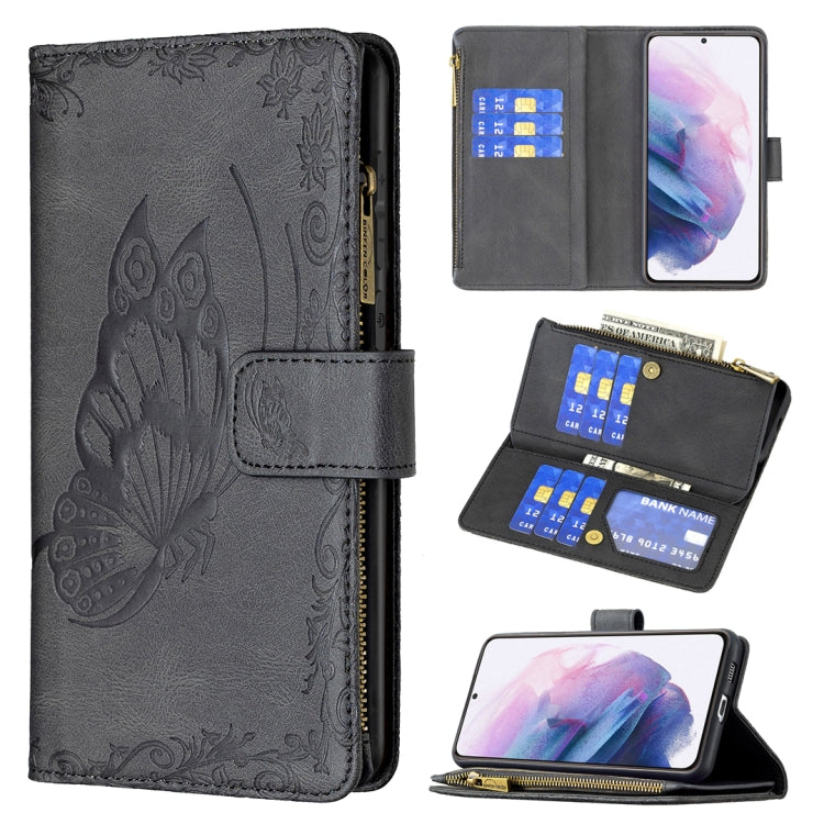 Custodia pelle con cerniera e supporto per Samsung Galaxy S20 Plus, S20 Ultra