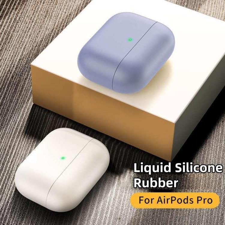 Per Apple AirPods Pro Custodia protettiva per auricolari wireless in silicone liquido ultrasottile