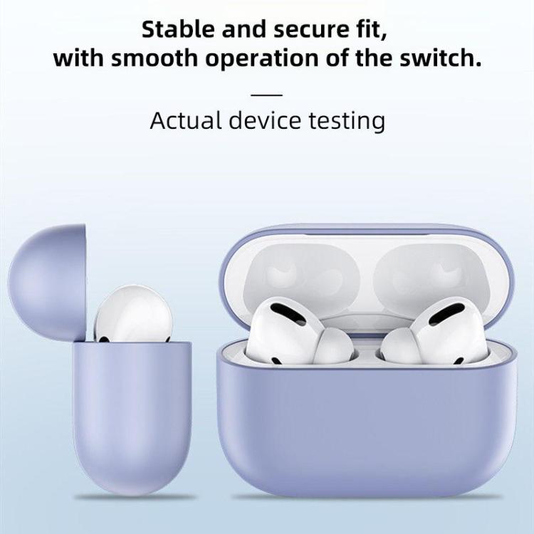 Per Apple AirPods Pro Custodia protettiva per auricolari wireless in silicone liquido ultrasottile