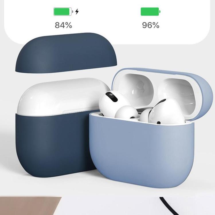 Per Apple AirPods Pro Custodia protettiva per auricolari wireless in silicone liquido ultrasottile