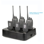 Caricatore a sei vie per Walkie Talkie Retevis H777 e Baofeng 888